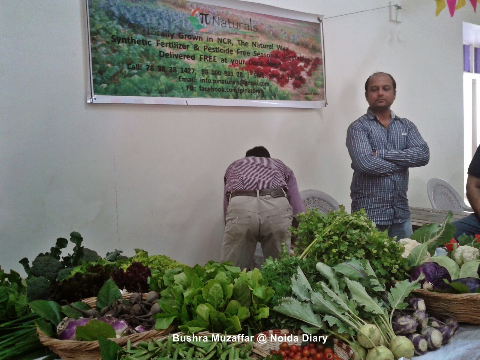  Pi Naturals selling farm fresh organically grown produce at Vasant Uday Spring festival in Noida