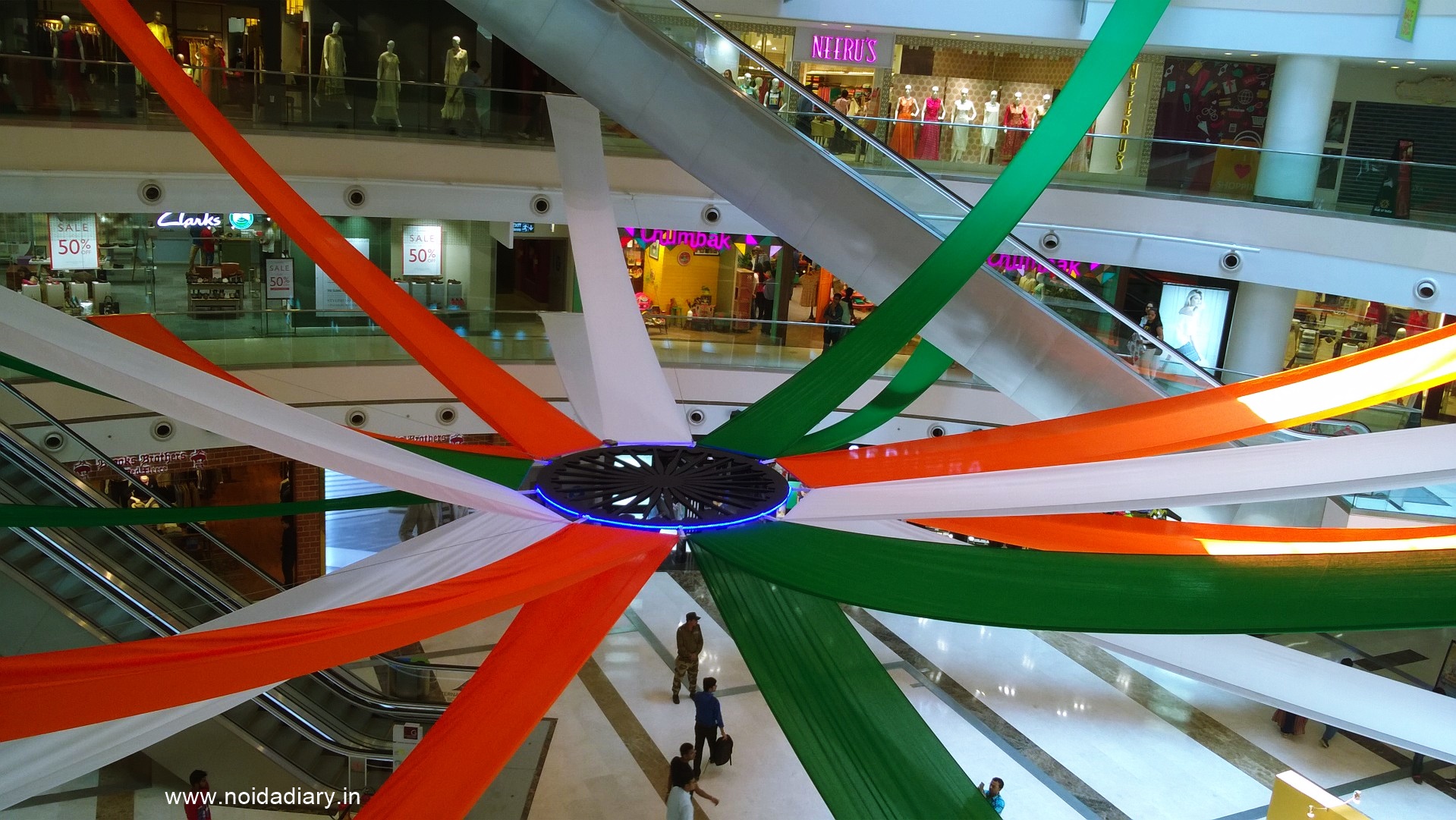 Noida Diary: Independence Day Decor at DLF Mall of India, Noida