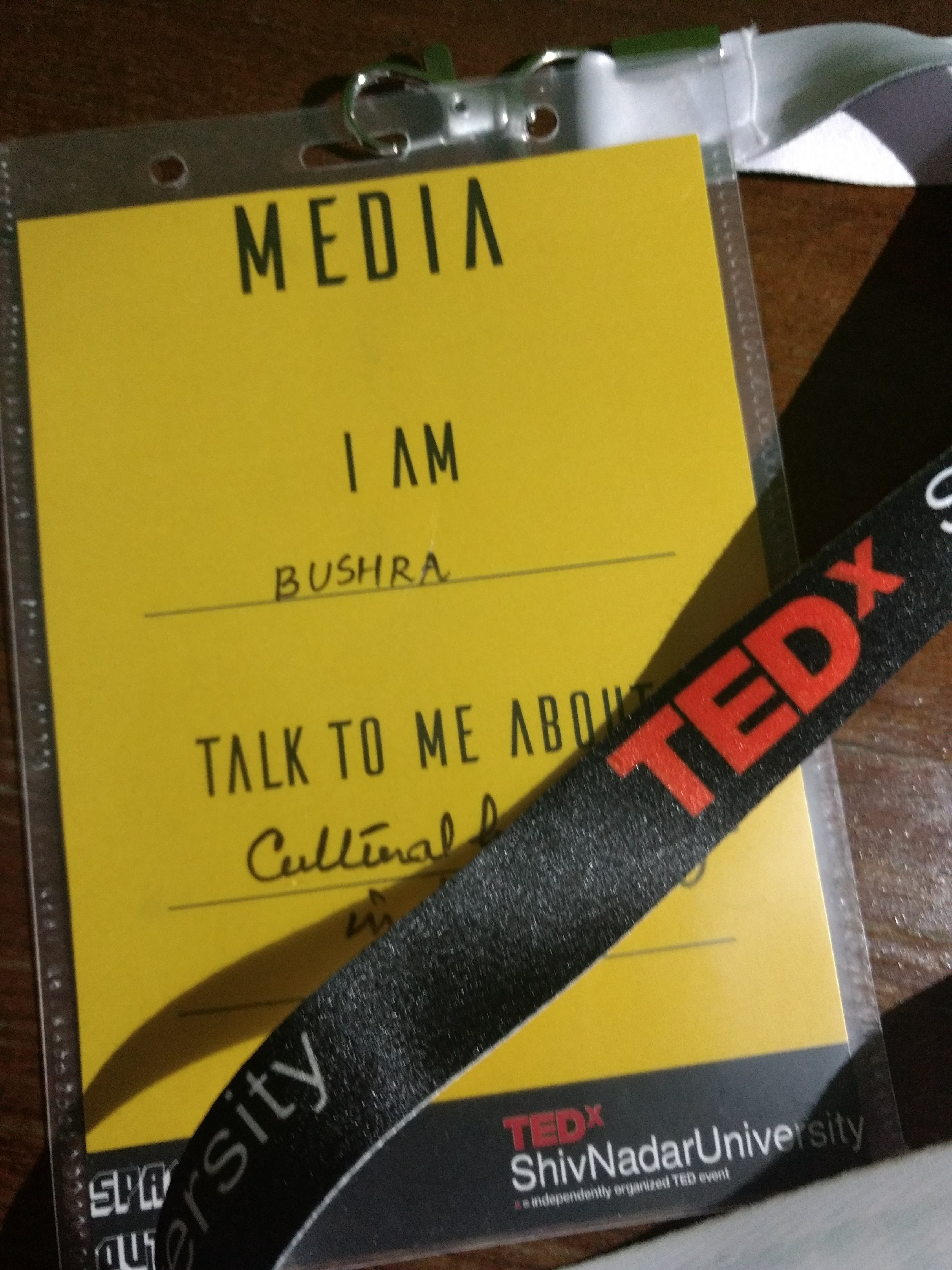 Getting Inspired at TEDx Shiv Nadar University