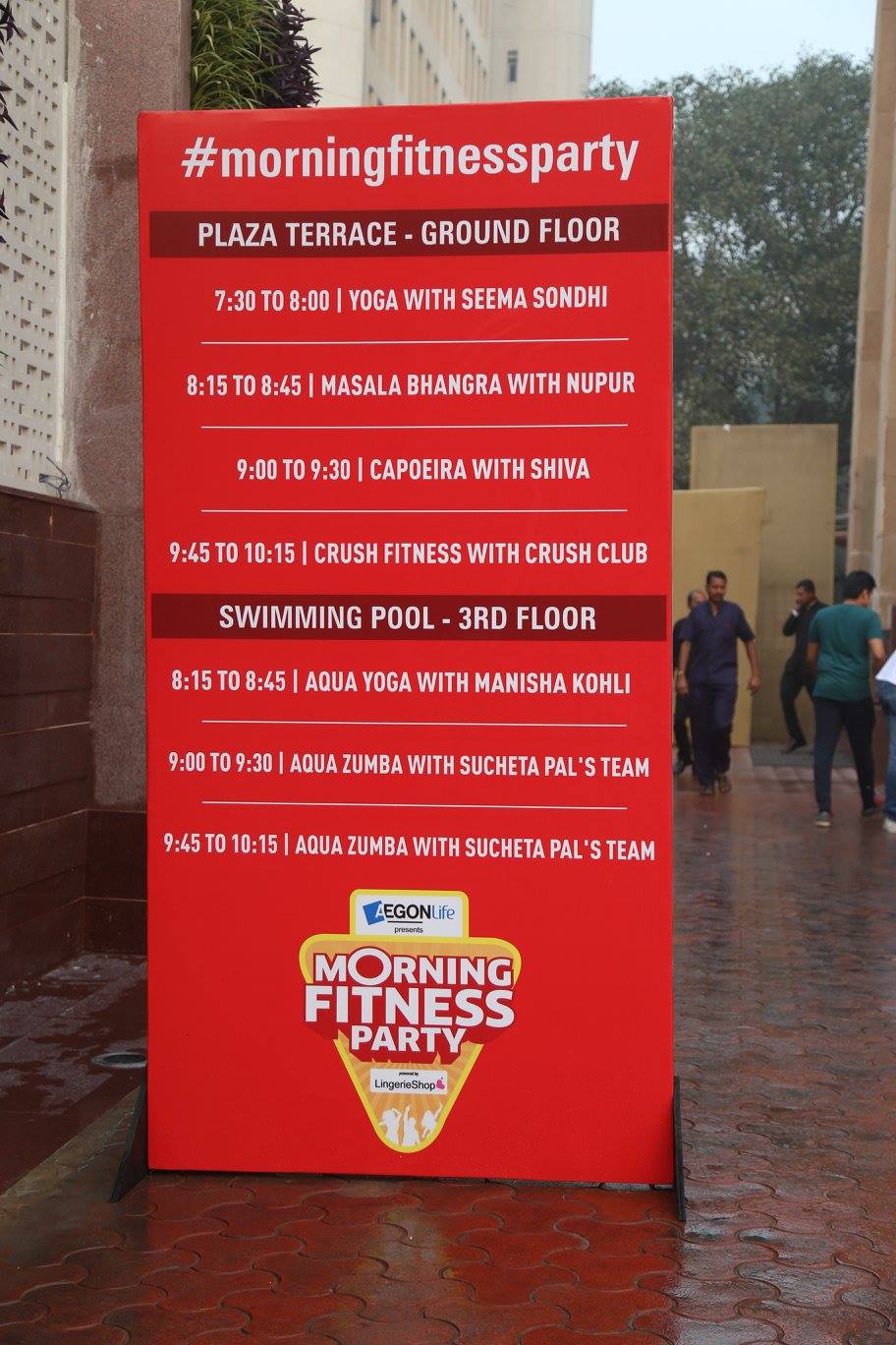 The Morning Fitness Party at The Lalit