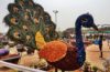 Colourful Topiary Animals are a Big Draw at Noida Flower Show