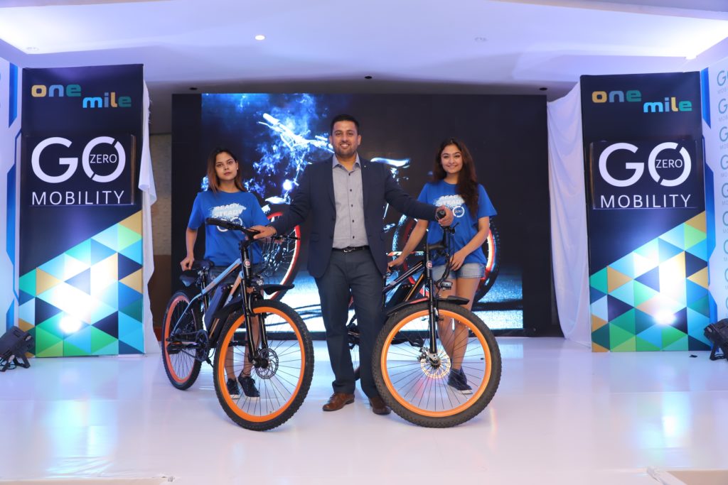 Mr. Ankit Kumar, CEO, GoZero Mobility (British E-Bike Makers) launched two Premimum E-Bikes 'One & Mile' today at New Delhi