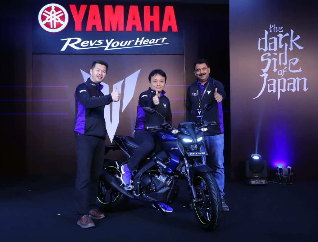 Yamaha Launched the all new MT-15 bike in India at Buddh International Circuit, Greater Noida
