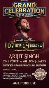 Arijit Singh Live at HCL 50th Year Celebration Concert