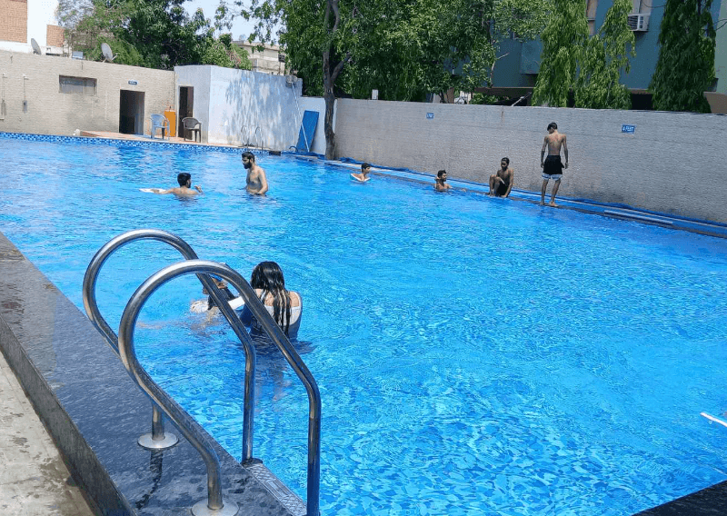Swimming pool in Noida Sector 29 Lord Mahavira School Trisket Academy