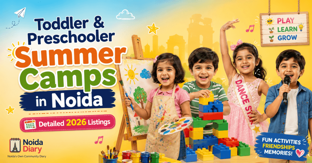 Summer camps for toddlers in Noida with Montessori and play-based learning - ages 2-8