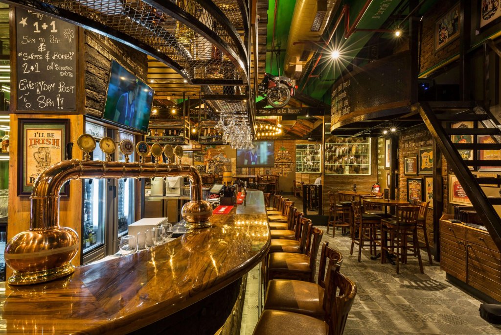 Bond over craft beer with friends at The Irish House Brewery in Gardens Galleria Noida