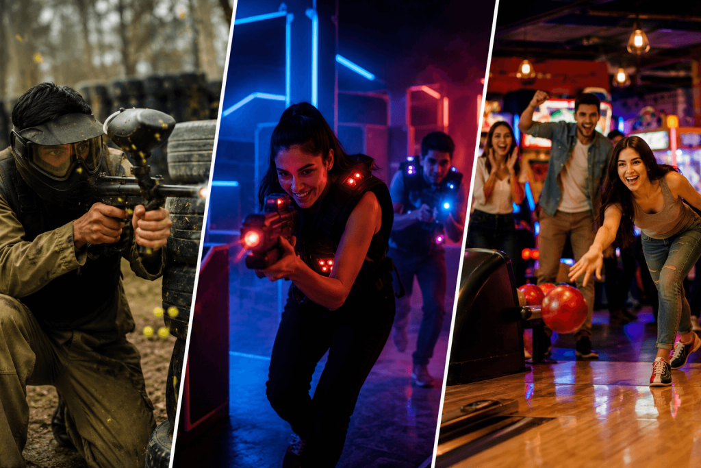 Turn Friendship Day into a friendly competition -paintball, laser tag and bowling arcade gaming in Noida