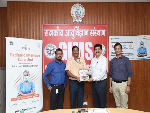 PICU by WISH and Microsoft handed over to Government Institute of Medical Sciences Greater Noida