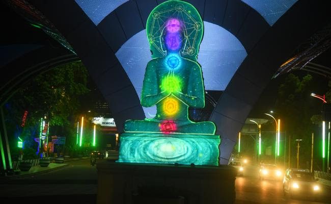 Noida unveils massive Buddha statue as NCR cities get a makeover