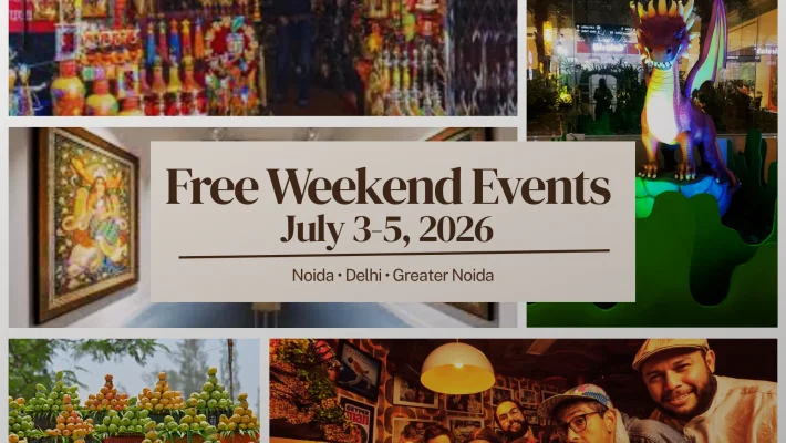 Free Things to Do in Noida & Delhi NCR This Weekend (July 3–5)