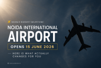 Noida International Airport Opens 15 June 2026. Here Is What Actually Changes for You