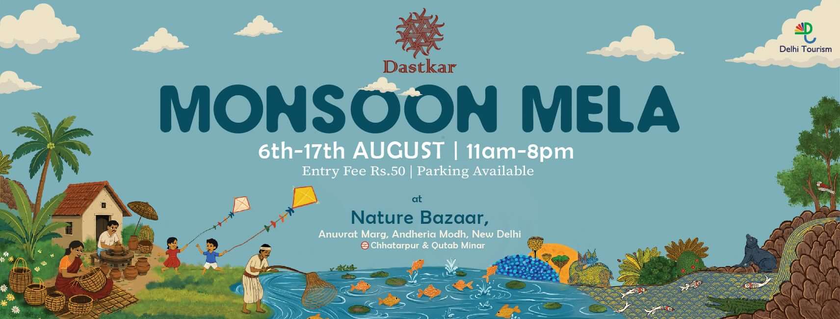 Dastkar Monsoon Mela 2026 Dastkar Monsoon Mela 2026 Delhi