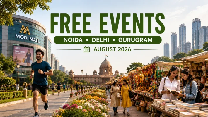 Free Events in Noida & Nearby (Delhi, Gurugram & NCR) – August 2026