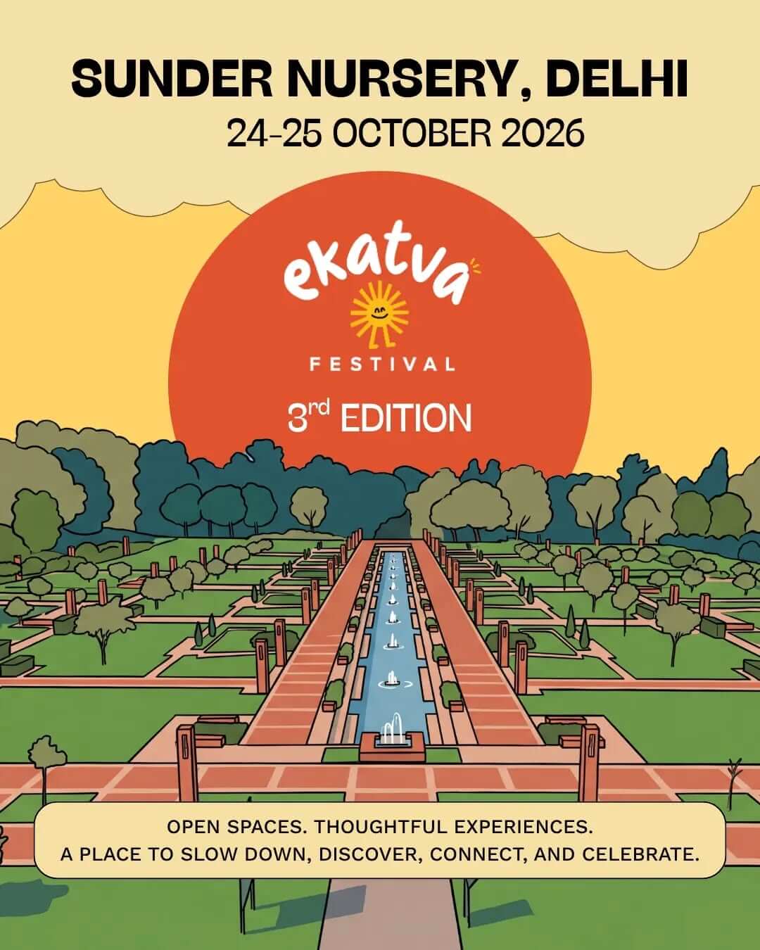 3rd Ekatva Festival at Sunder Nursery Delhi October 2026
